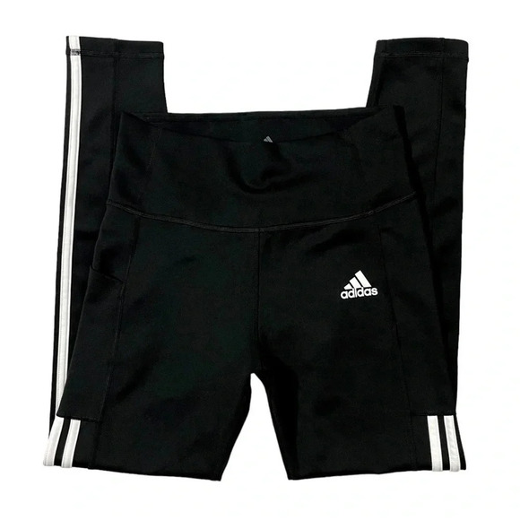 adidas Pants - Adidas Aeroready 3 Stripe High Waisted 7/8 Leggings NWOT